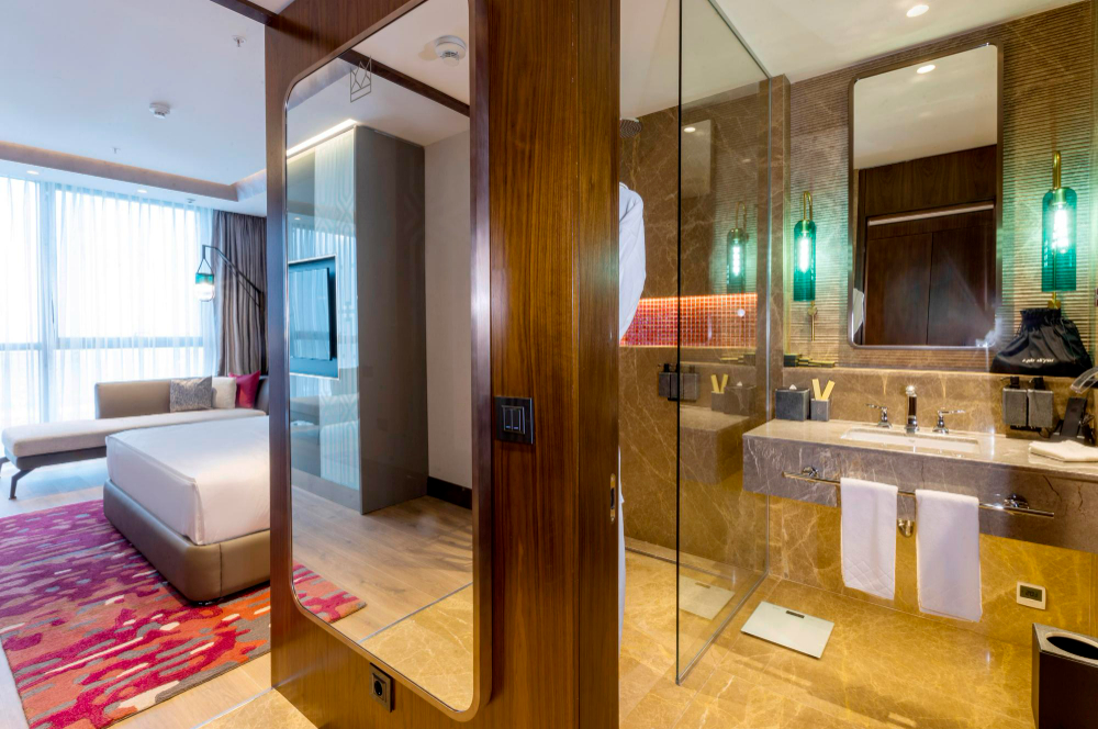 aménager une salle de bains dans une chambre